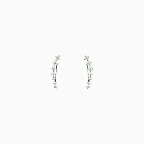 Cubic Zirconia Ear Climber