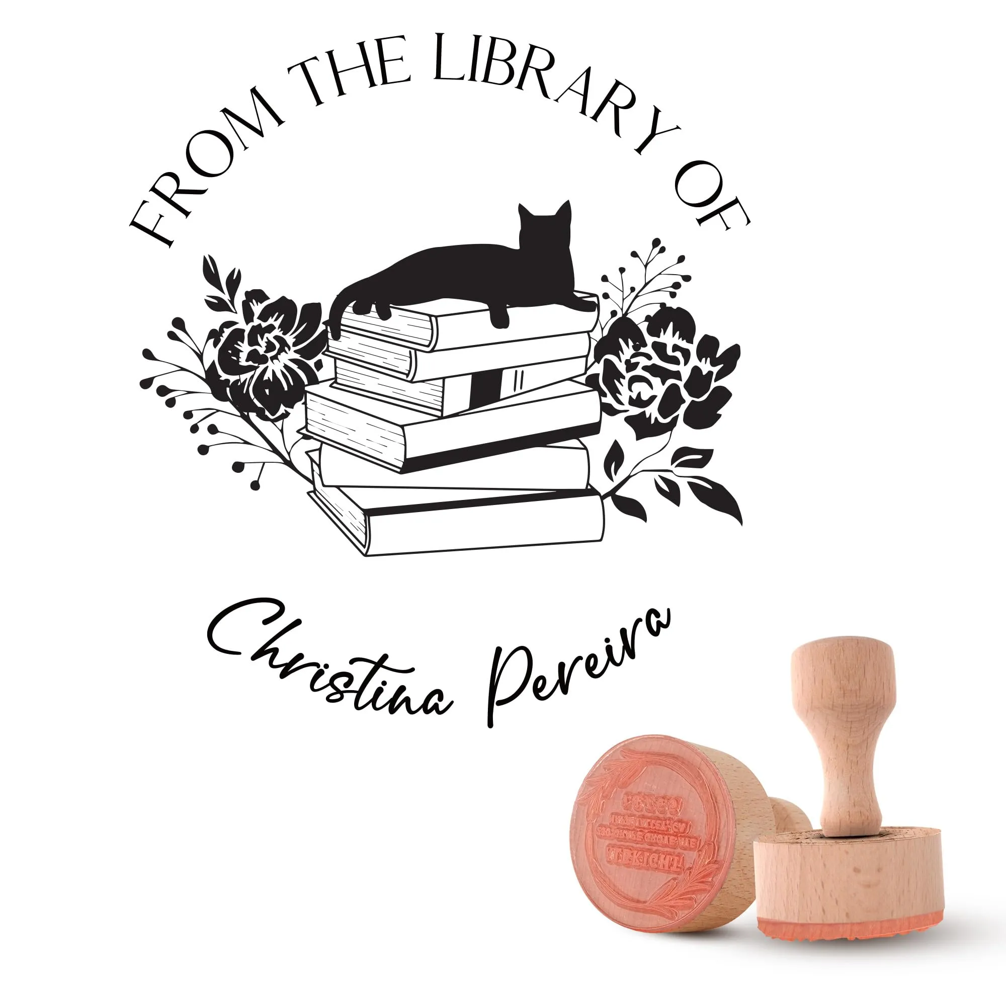 CUSMIZ: Personalized Custom Round Embosser Stamp