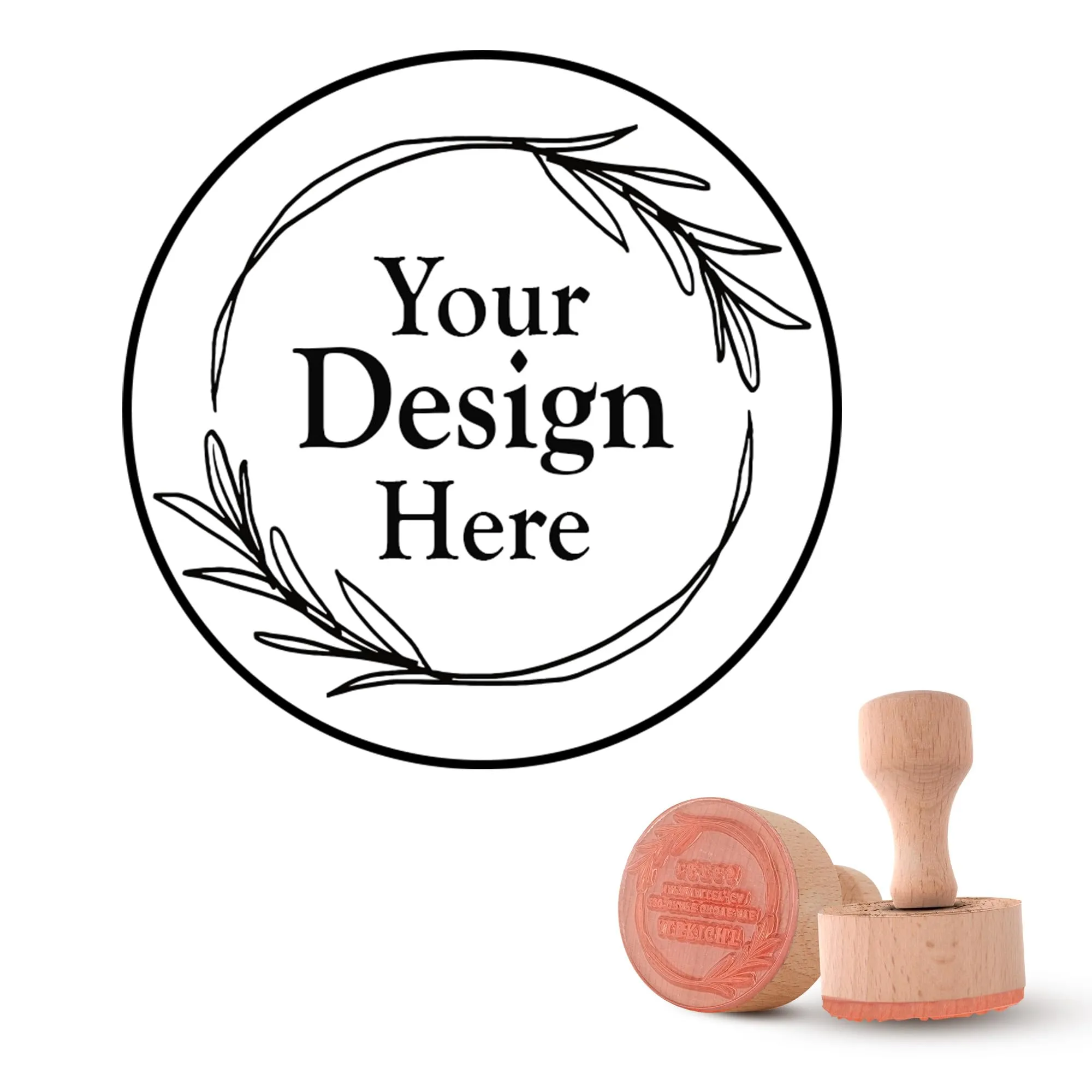 CUSMIZ: Personalized Custom Round Embosser Stamp