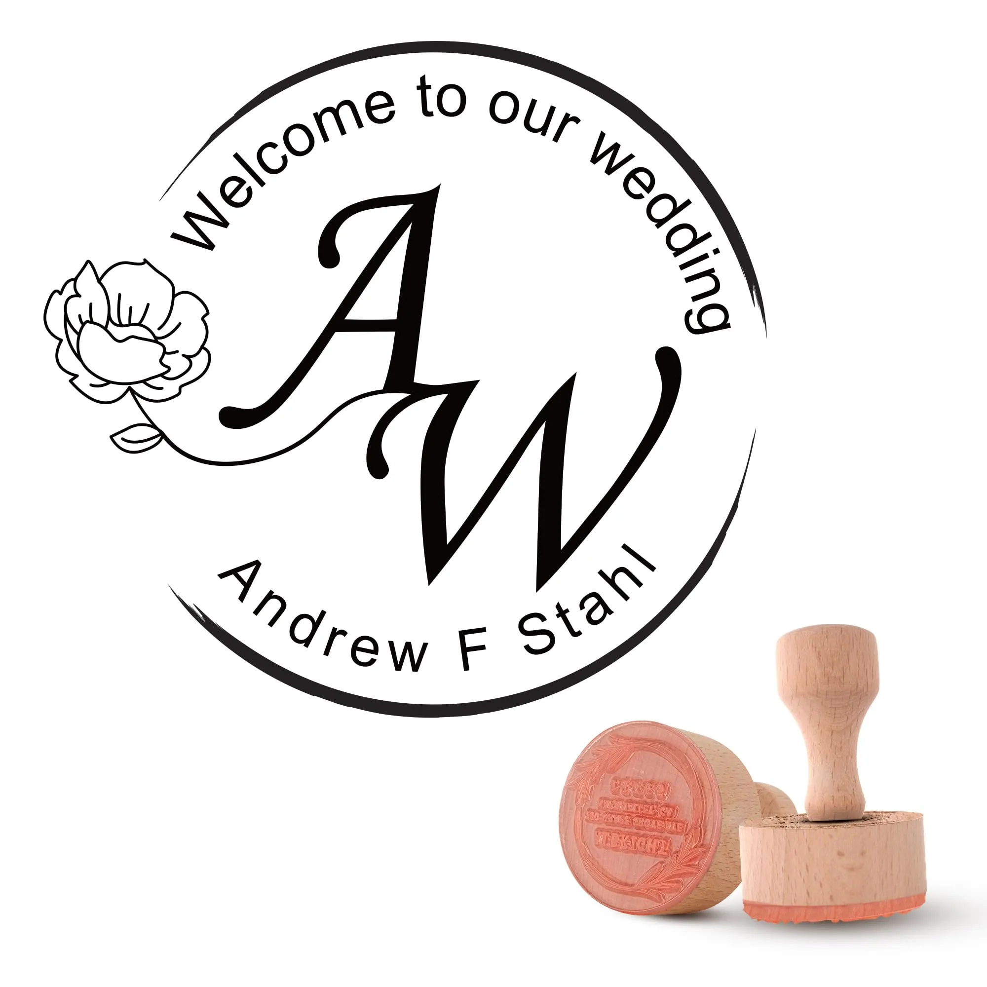 CUSMIZ: Personalized Custom Round Embosser Stamp