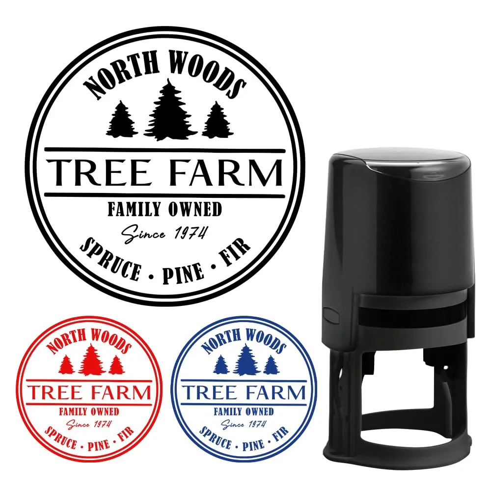 CUSMIZ: Personalized Custom Round Embosser Stamp
