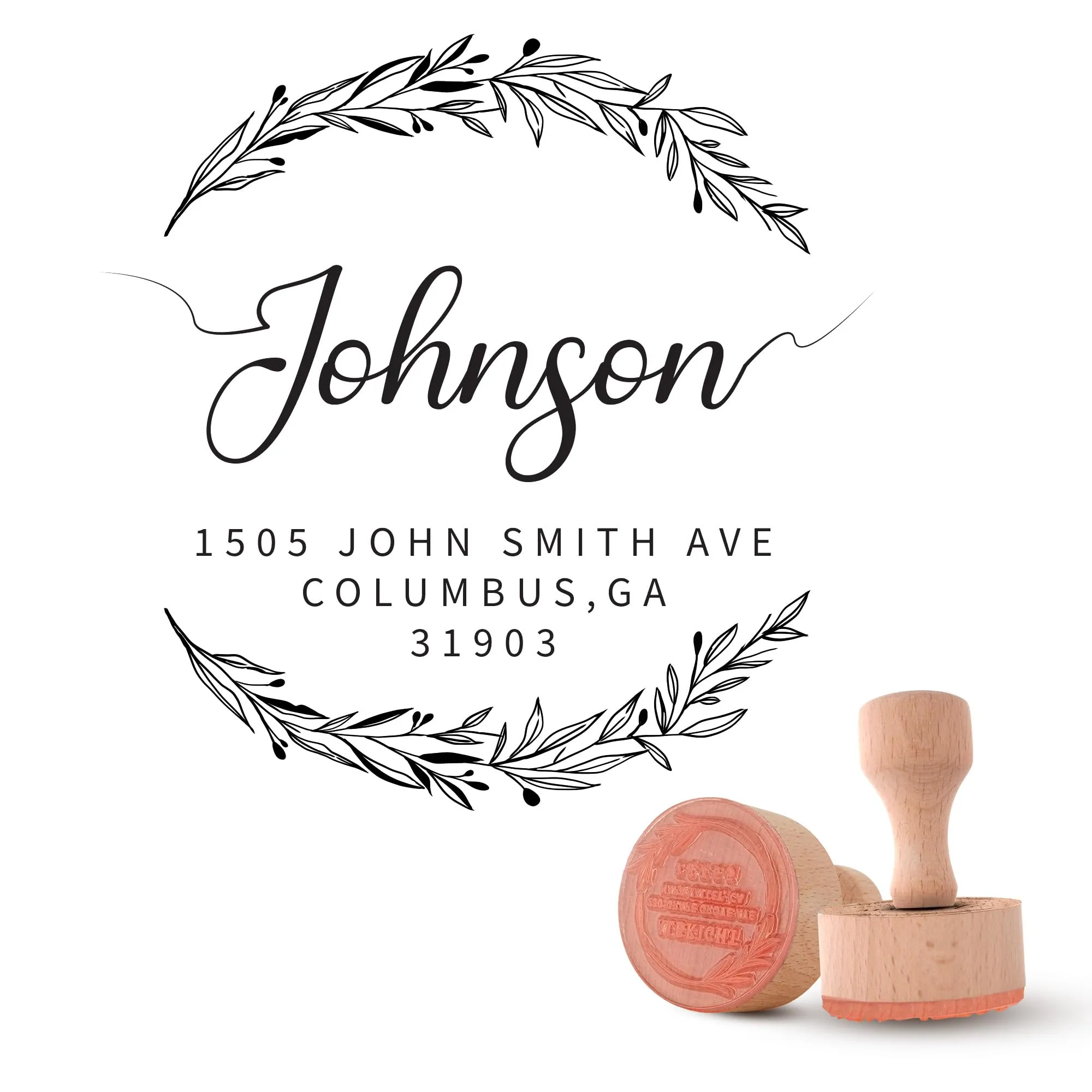 CUSMIZ: Personalized Custom Round Embosser Stamp