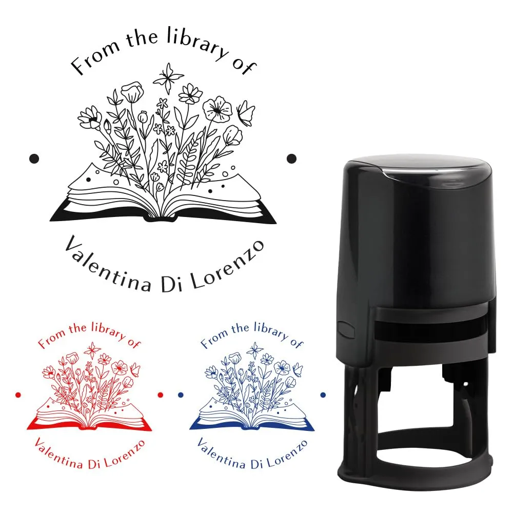 CUSMIZ: Personalized Custom Round Embosser Stamp