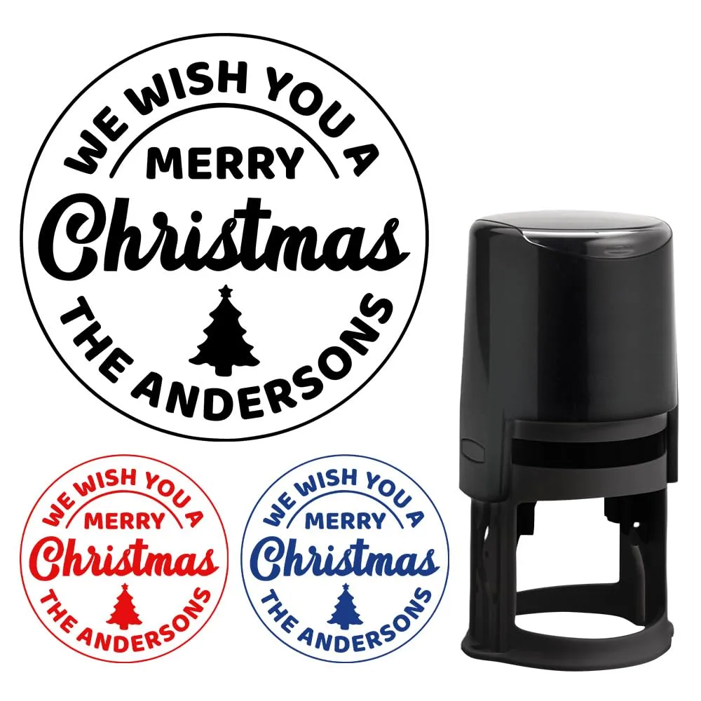 CUSMIZ: Personalized Custom Round Embosser Stamp