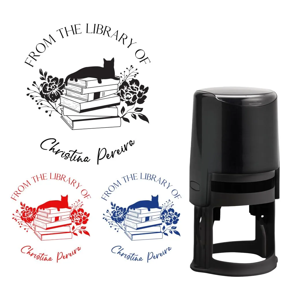 CUSMIZ: Personalized Custom Round Embosser Stamp
