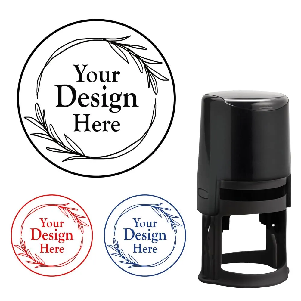 CUSMIZ: Personalized Custom Round Embosser Stamp