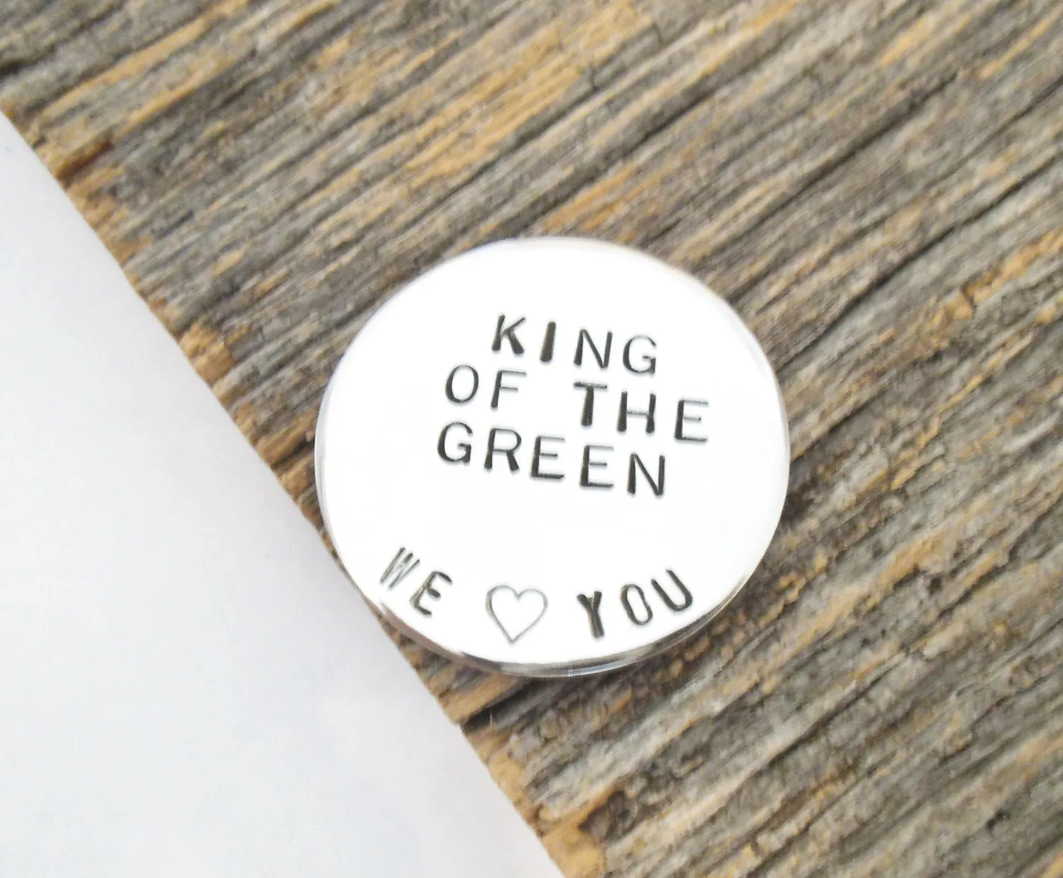 Custom Ball Marker Personalized Golf Ball Marker Bronze Ball Marker Father of the Groom Golf Gift Wedding Dad of Bride Best Man Groomsman