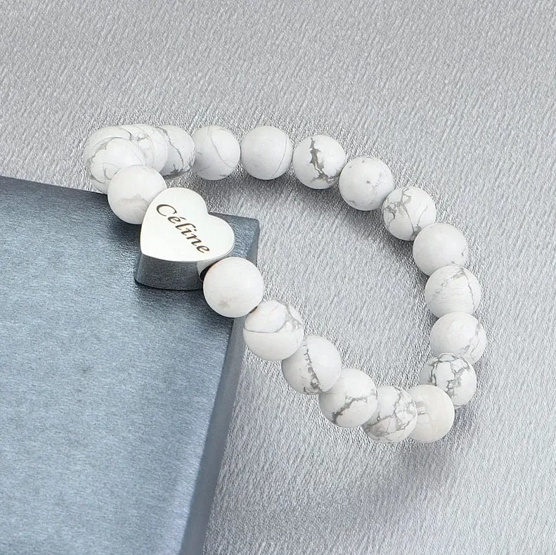 Custom Bracelet - Personalized Name Bracelet for Men Women - Gift for Him Dad Husband Boyfriend - Fathers Day Christmas Birthday ID Bracelet