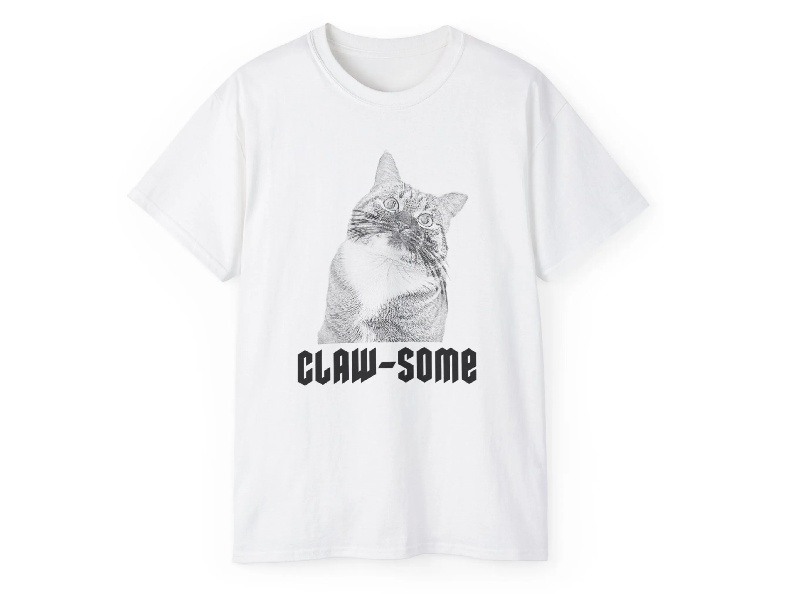 Custom Cat Shirt, Custom Pet Shirt with Custom Pet Portrait Cat Lover