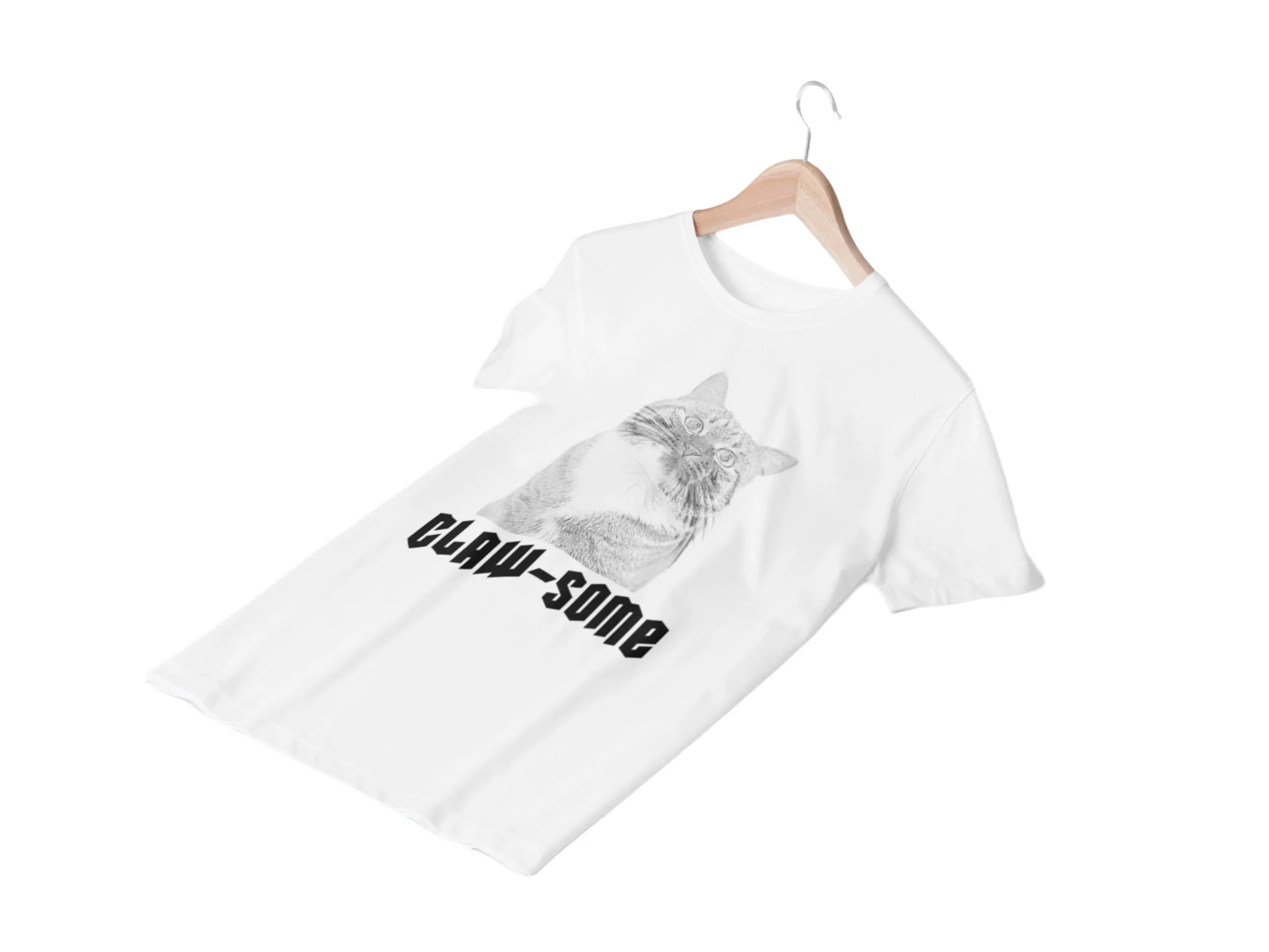 Custom Cat Shirt, Custom Pet Shirt with Custom Pet Portrait Cat Lover