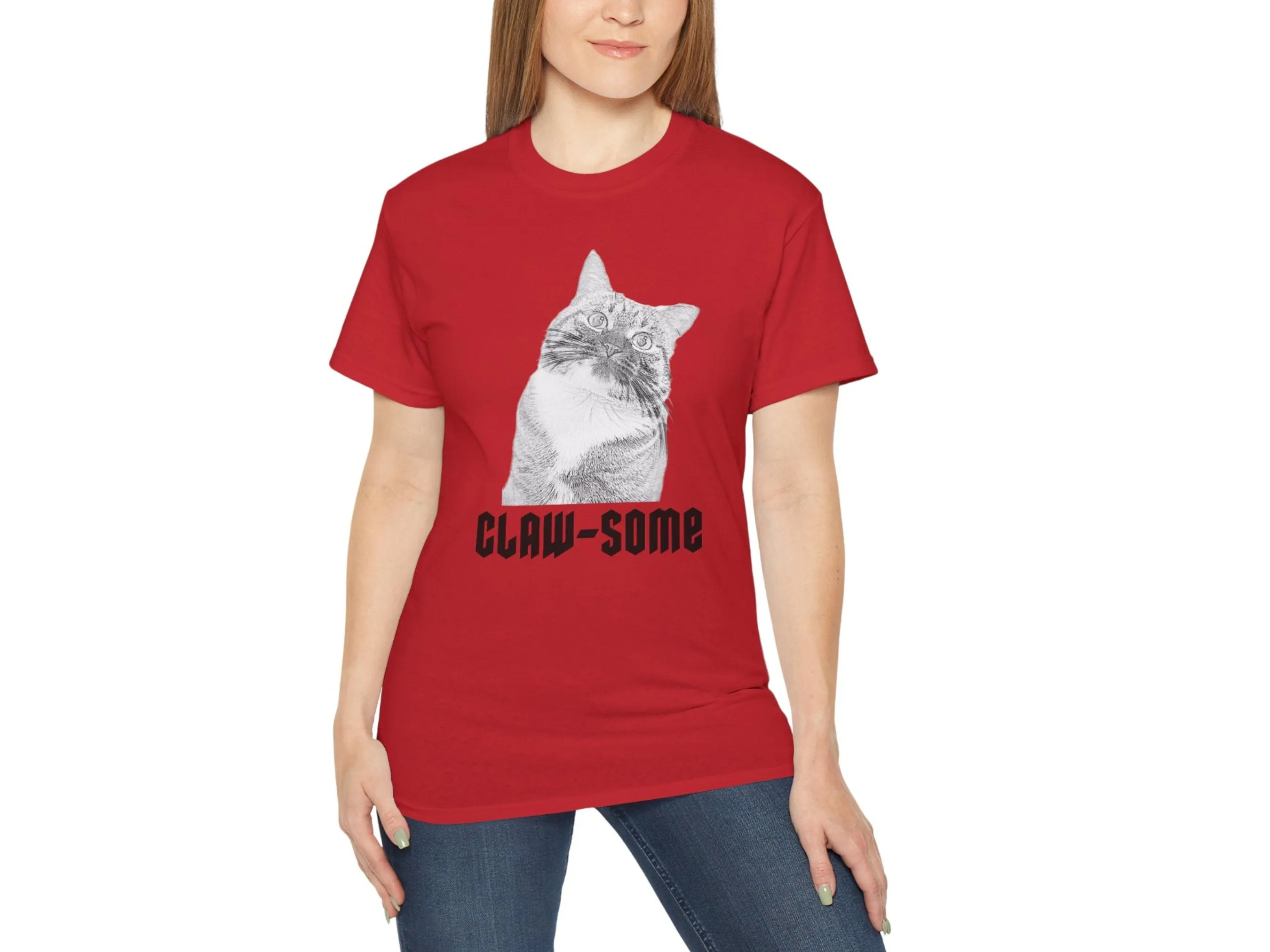 Custom Cat Shirt, Custom Pet Shirt with Custom Pet Portrait Cat Lover