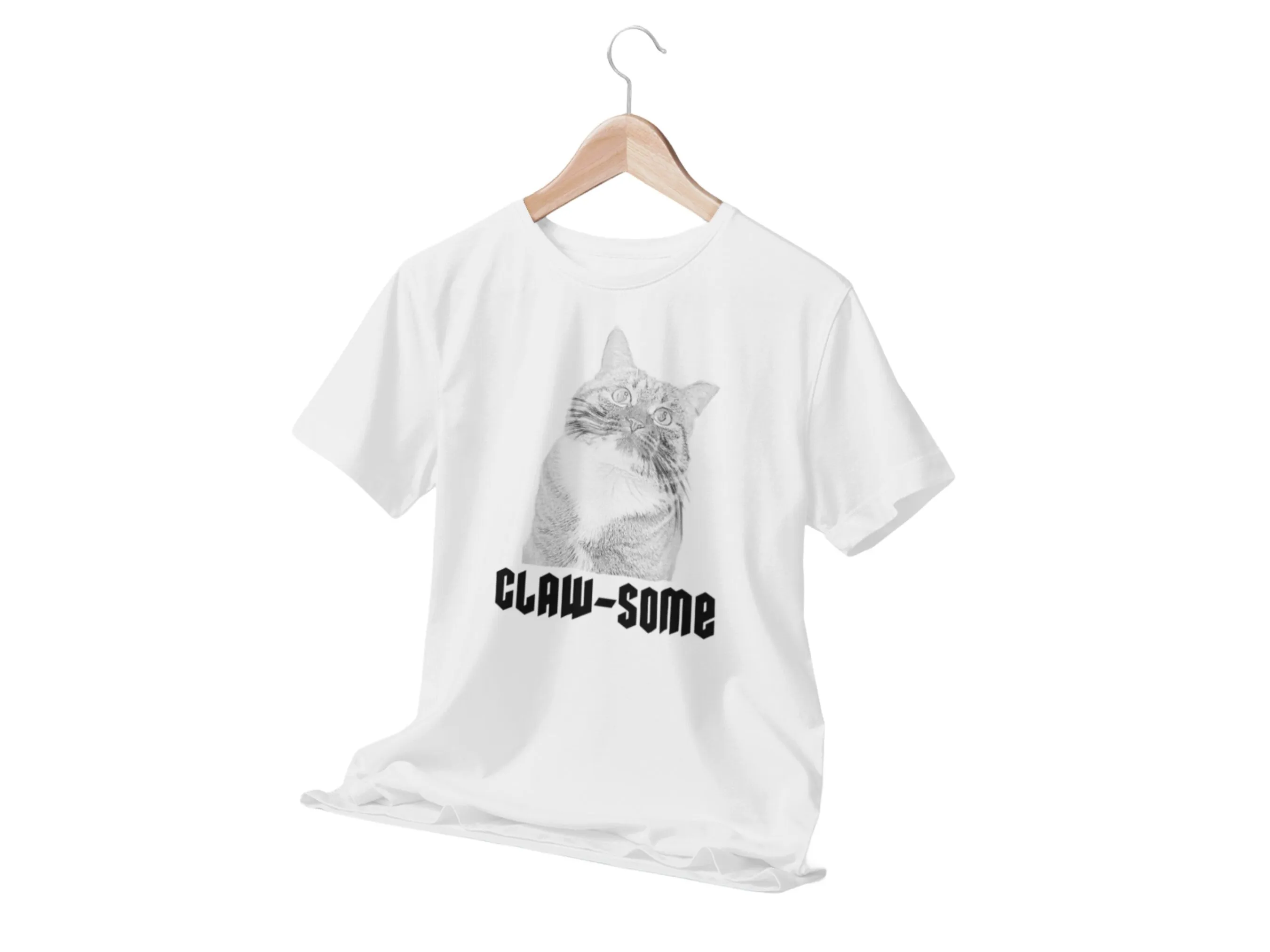 Custom Cat Shirt, Custom Pet Shirt with Custom Pet Portrait Cat Lover