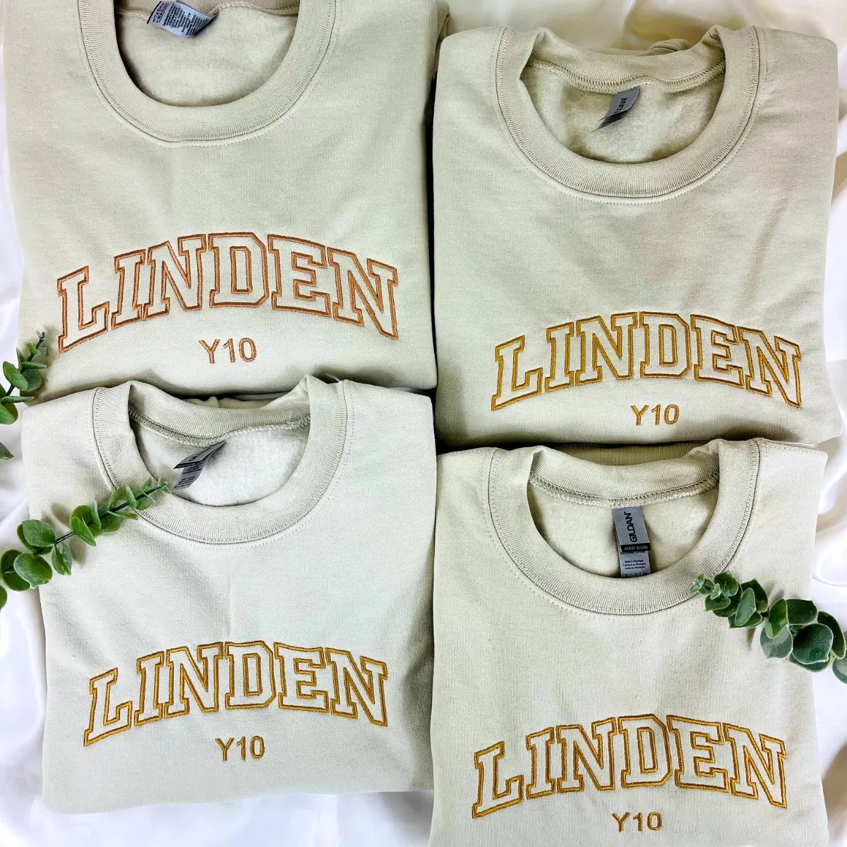 Custom Embroidered Sweatshirts, Hoodie - Personalized Crewnecks Wedding Gifts for Couple