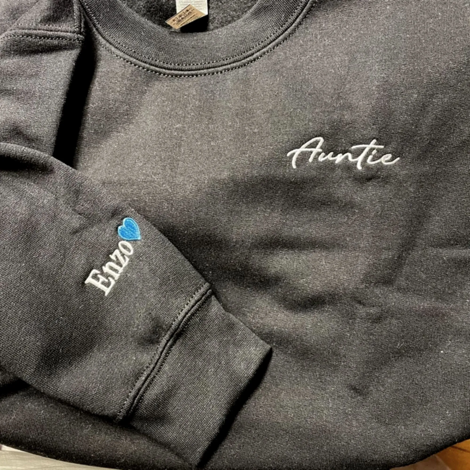 Custom Embroidered Sweatshirts, Hoodie - Personalized Crewnecks Wedding Gifts for Couple