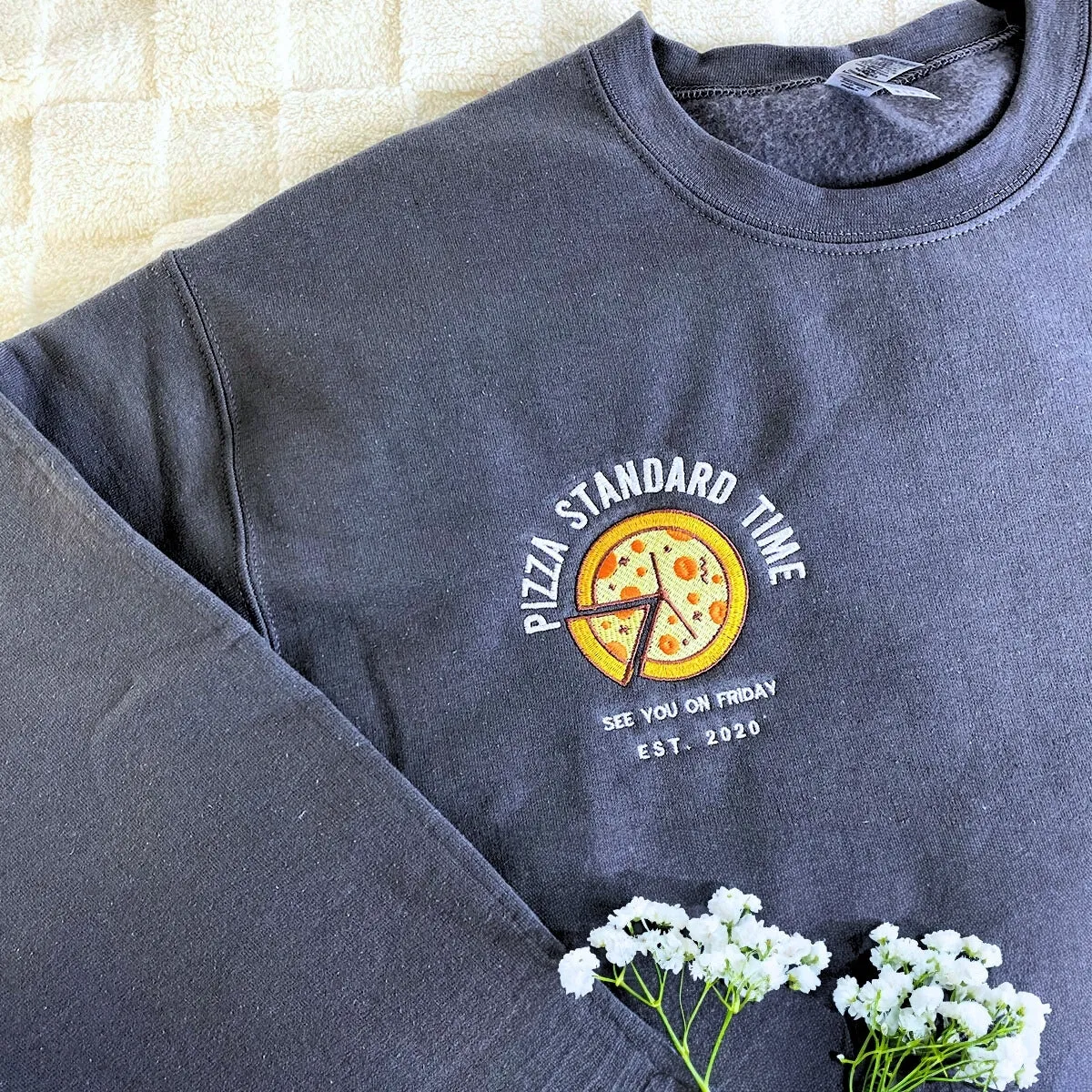 Custom Embroidered Sweatshirts, Hoodie - Personalized Crewnecks Wedding Gifts for Couple