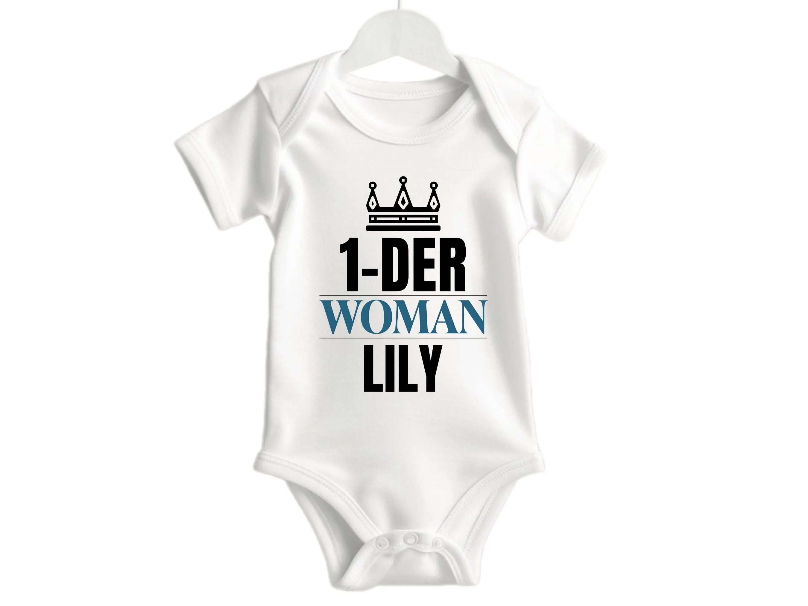 Custom Long Sleeve Name Bodysuit Baby Girl Excellent for 1st Birthday