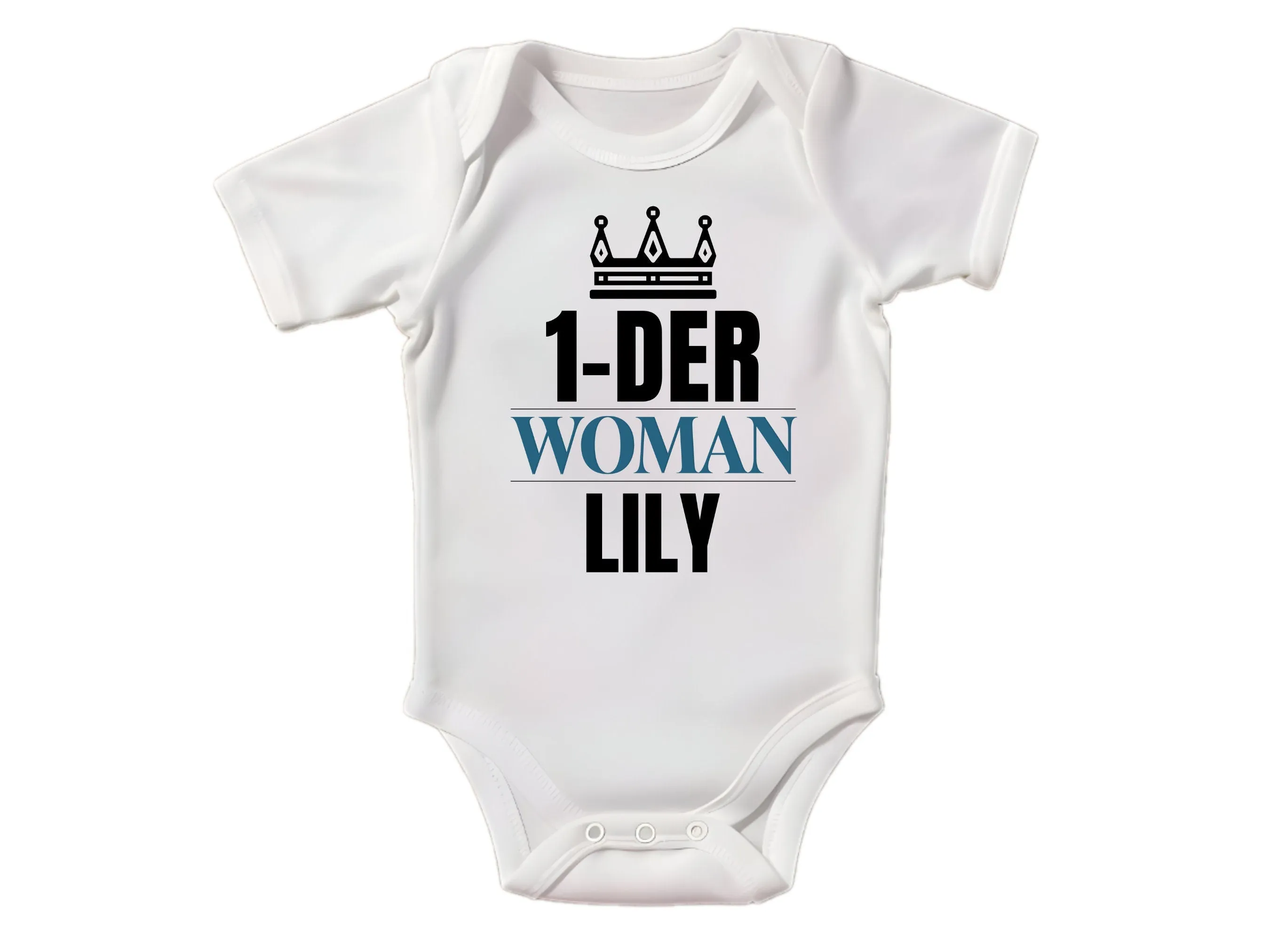 Custom Long Sleeve Name Bodysuit Baby Girl Excellent for 1st Birthday