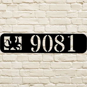 Custom Octopus House Address Sign