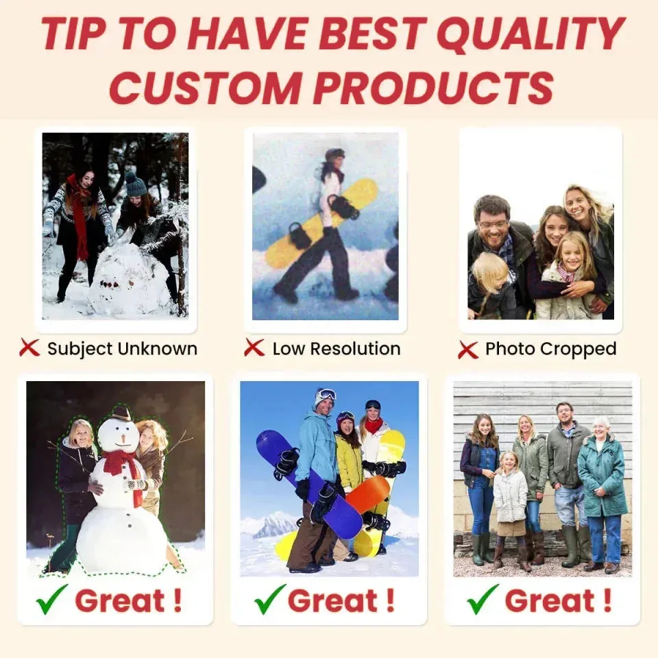 Custom Photo Christmas Tree - Personalized Custom Shaped Acrylic Ornament 707182-707240
