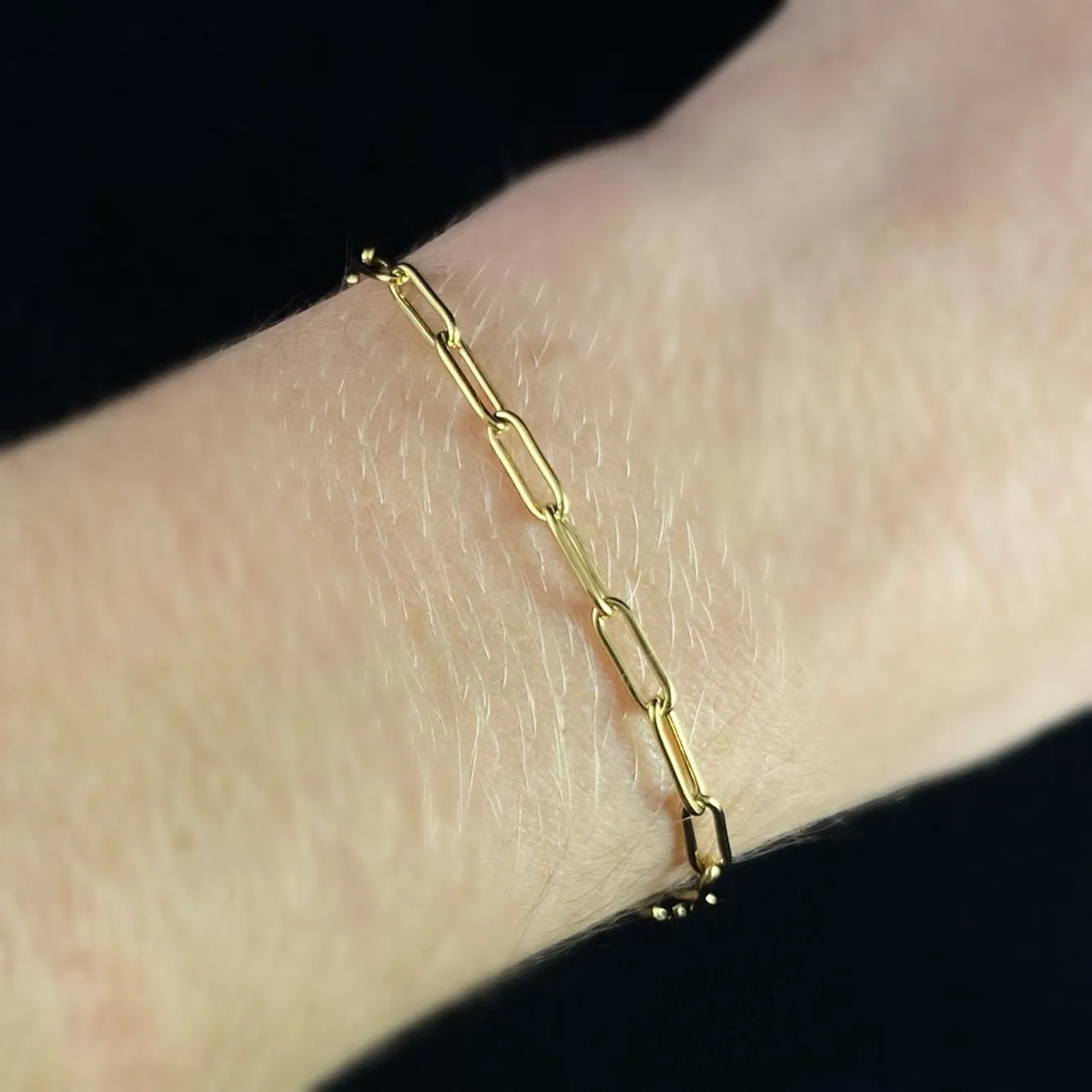 Dainty Gold Chain Bracelet, Zuri - Sabrina