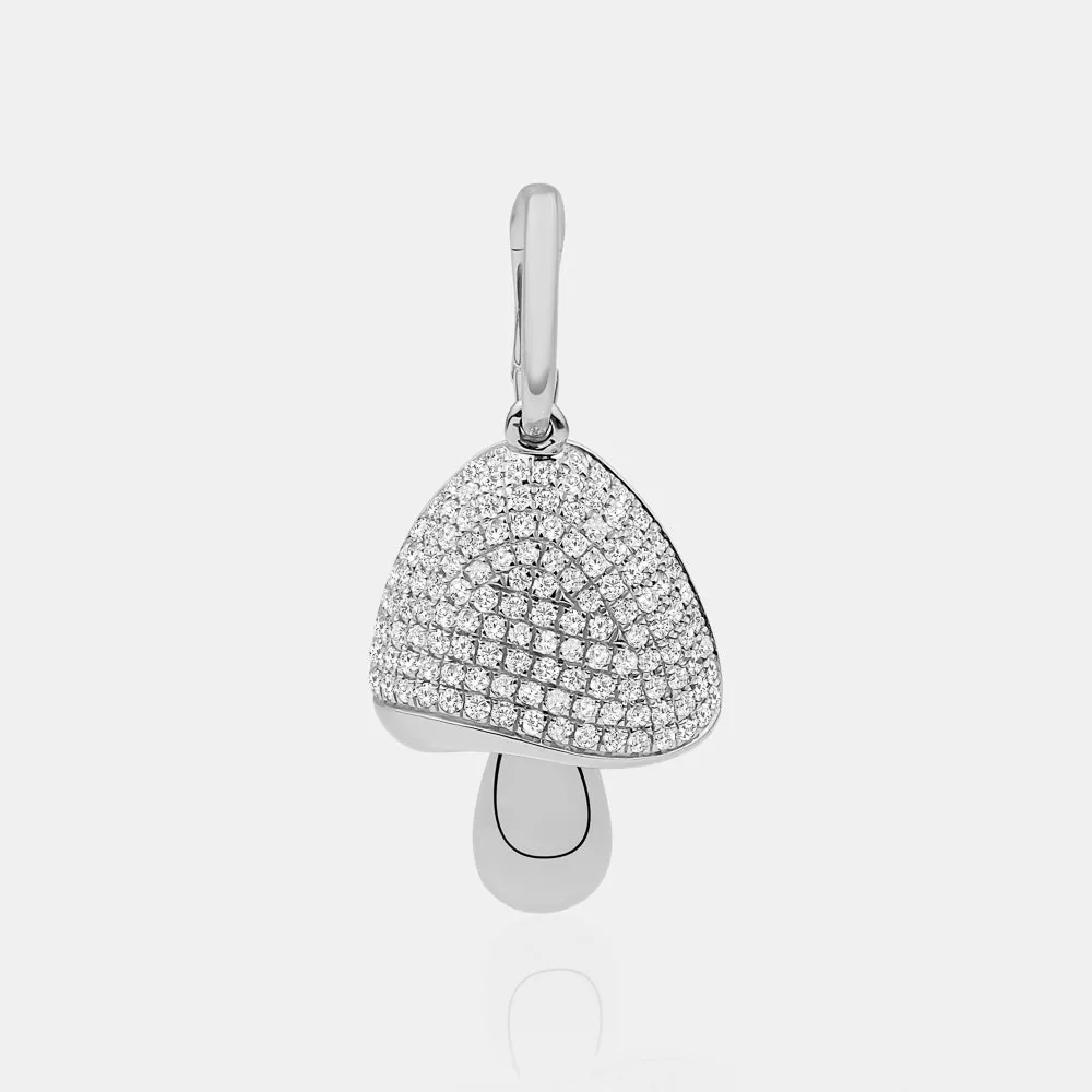 Diamond Mushroom Charm