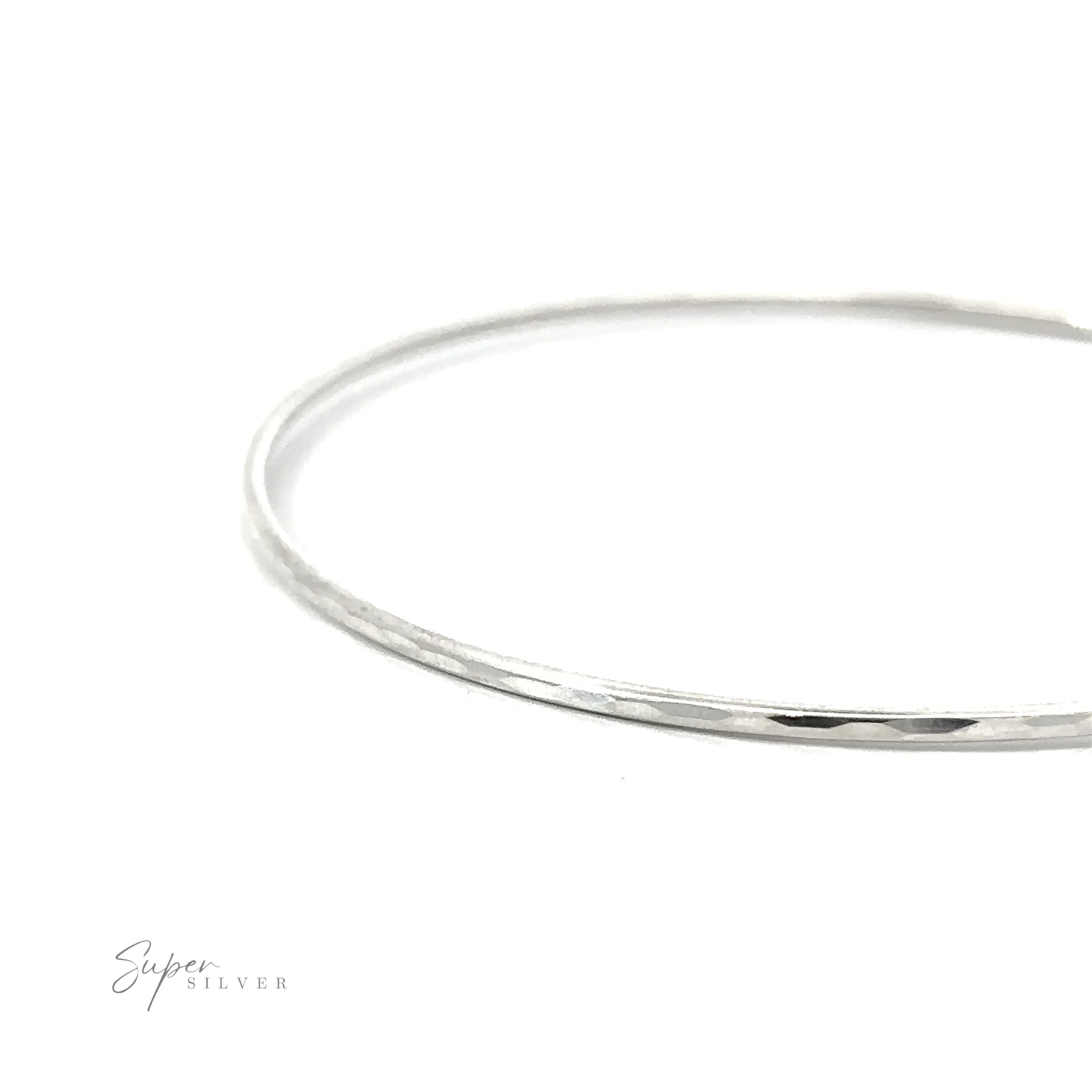 Elegant Faceted Bangle Bracelet