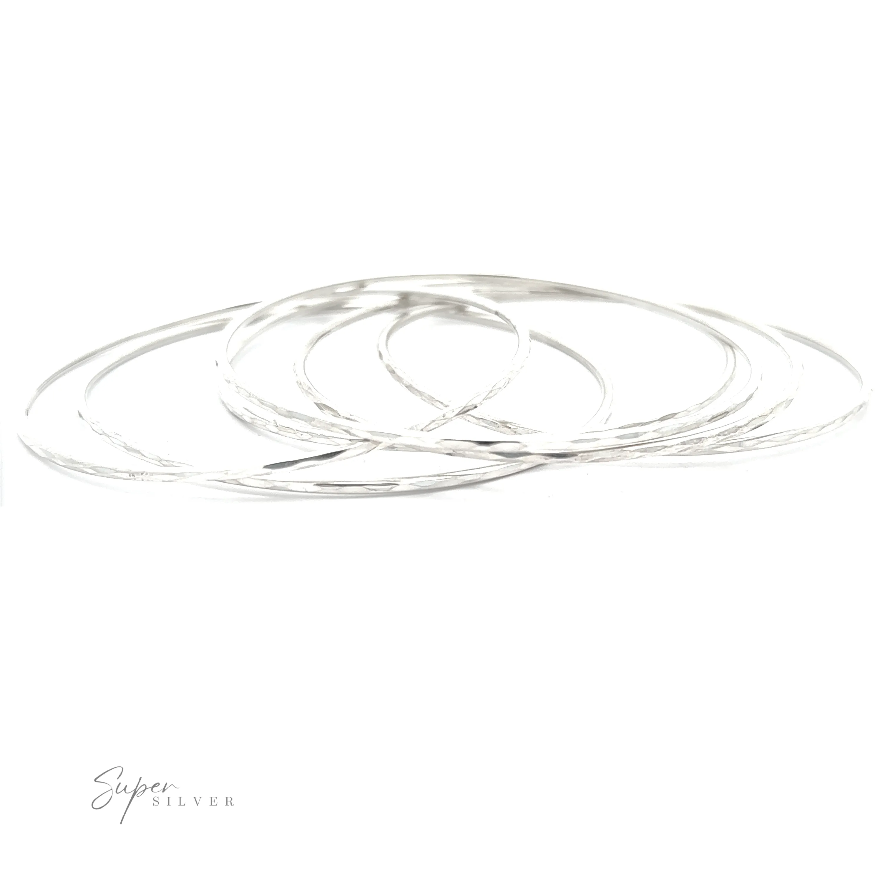 Elegant Faceted Bangle Bracelet