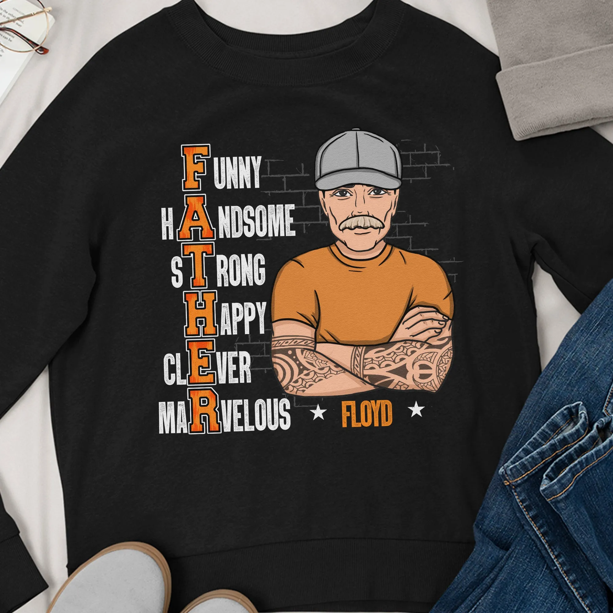 Father's Day Gift - Gift For Dad- Personalized Custom Shirt