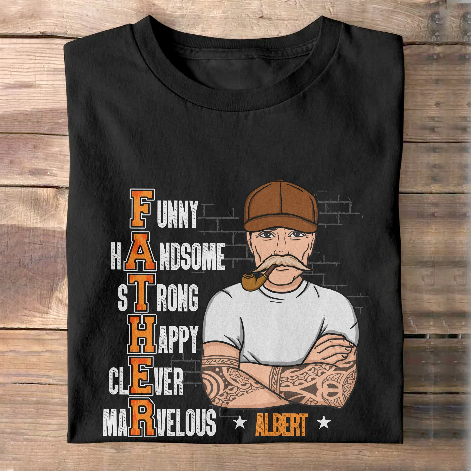 Father's Day Gift - Gift For Dad- Personalized Custom Shirt
