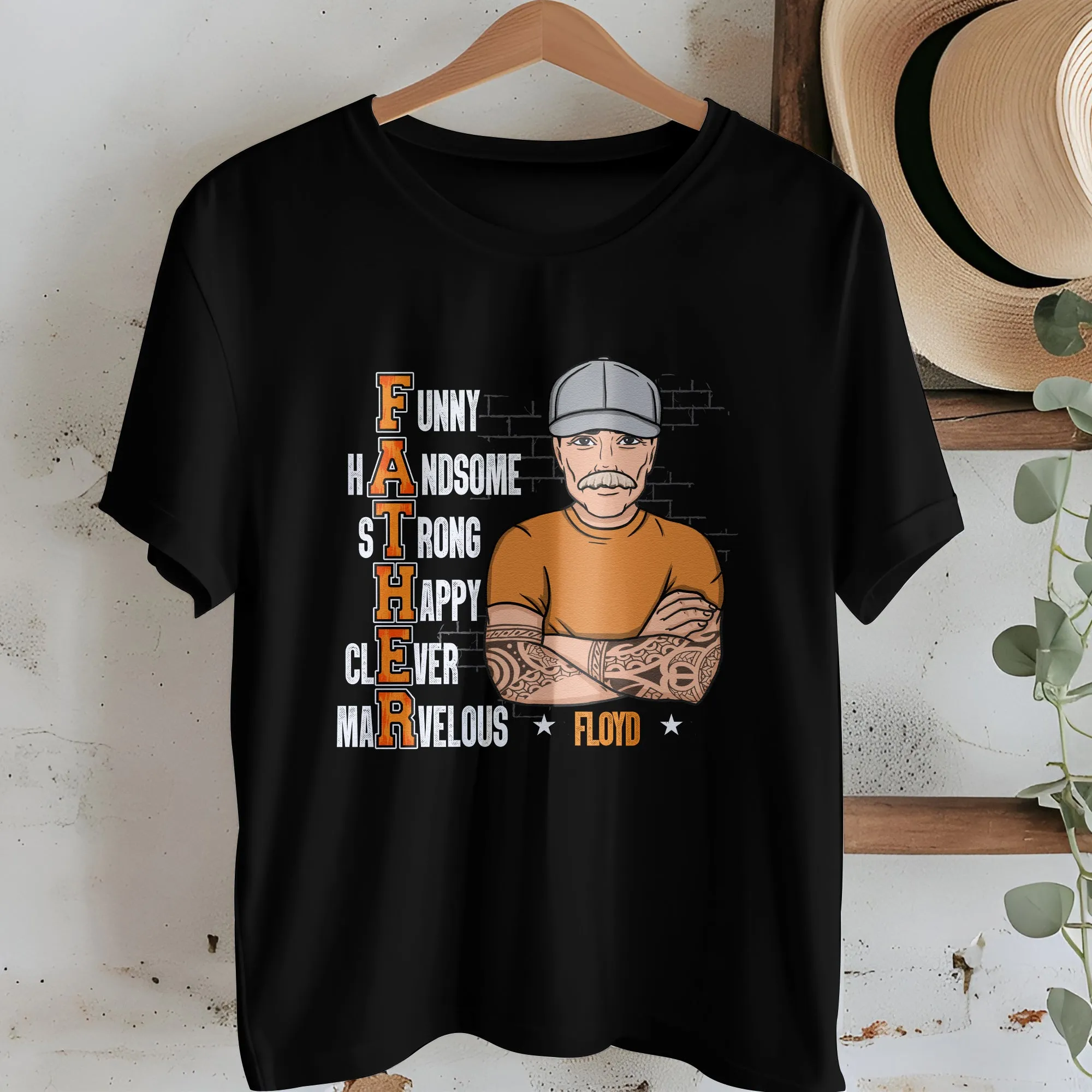 Father's Day Gift - Gift For Dad- Personalized Custom Shirt