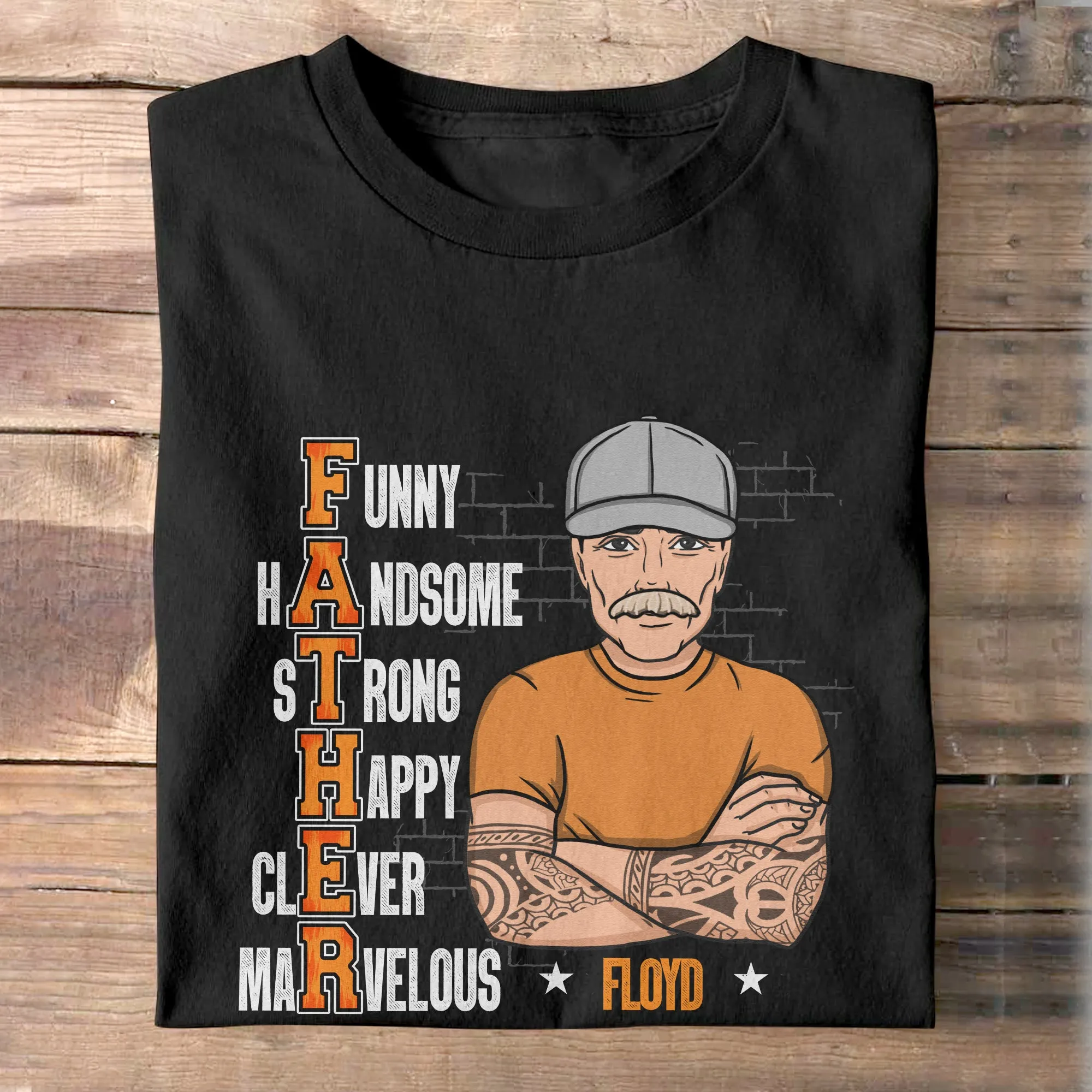 Father's Day Gift - Gift For Dad- Personalized Custom Shirt
