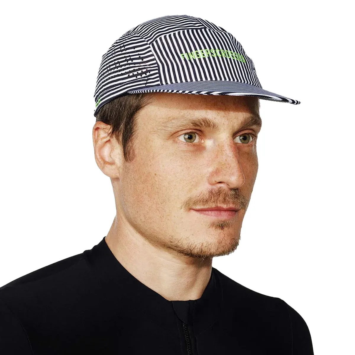 FINGERSCROSSED Cap Super Light - Stripes Black/White