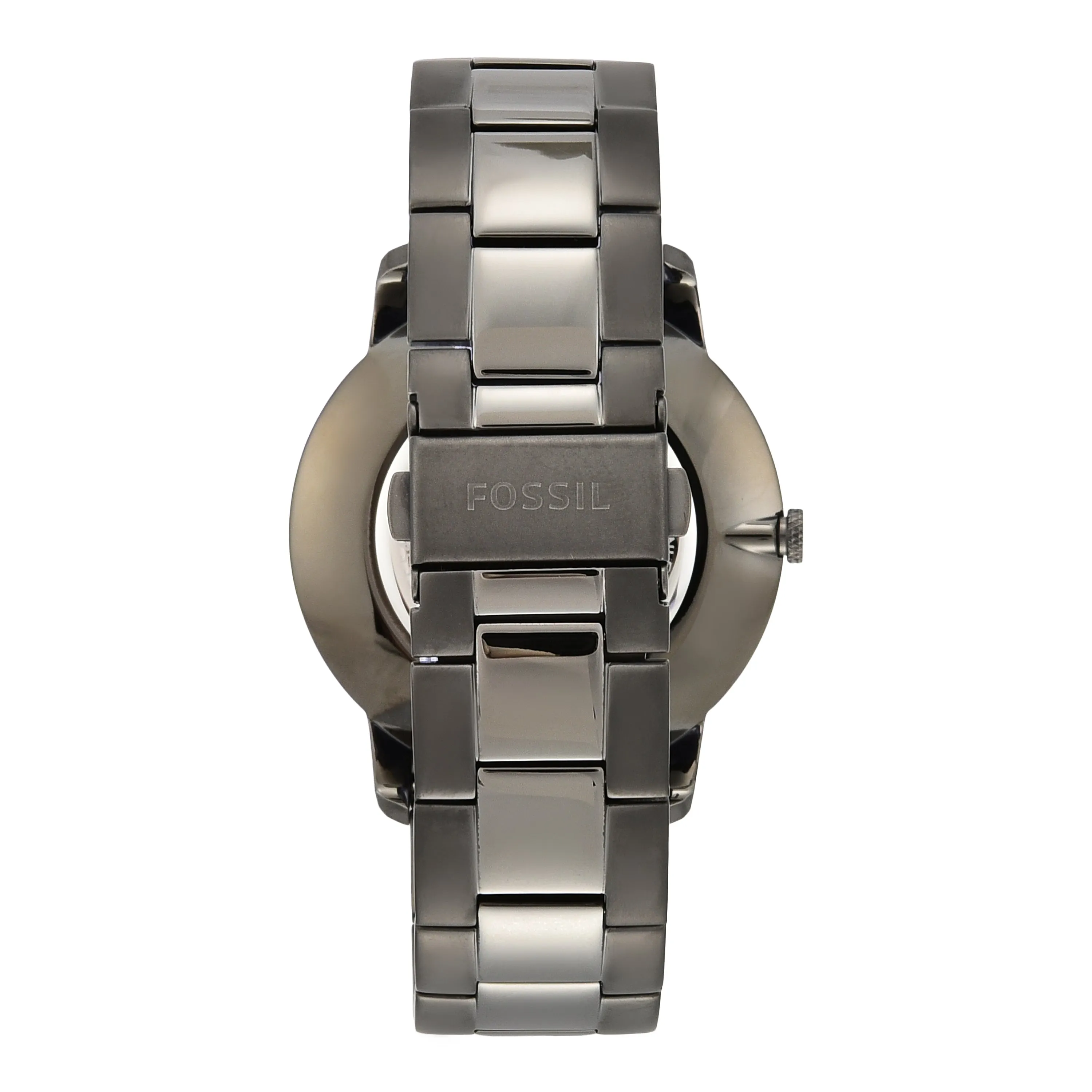 Fossil The Minimalist Grey Dial Stainless Steel Band Mens Watch FS5459