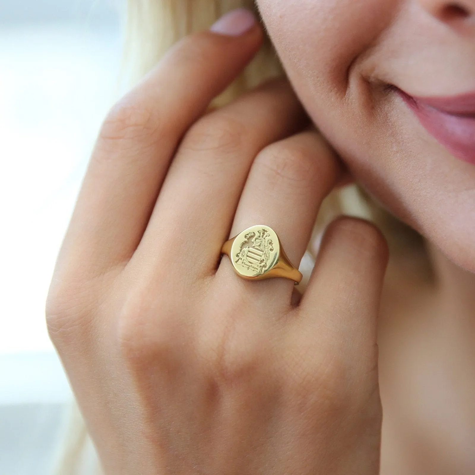 'Heirloom' Custom Family Crest Ring