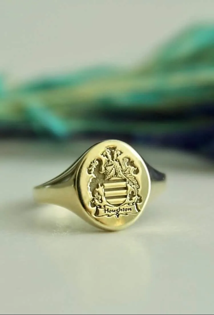'Heirloom' Custom Family Crest Ring