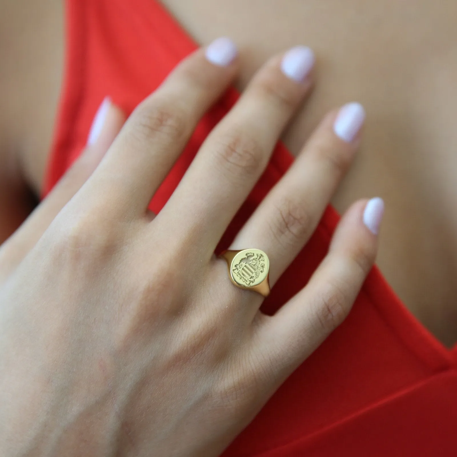 'Heirloom' Custom Family Crest Ring