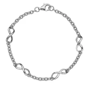 Hot Diamonds Infinity Sterling Silver Bracelet