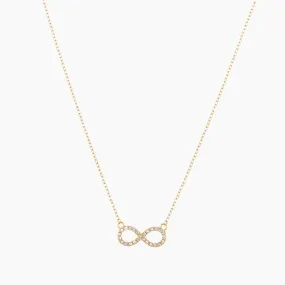 Iced Infinity Necklace