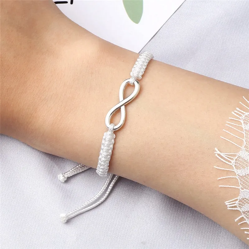 Infinity Charm Couple Bracelet