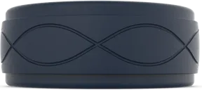 Infinity Silicone Ring - Navy Blue