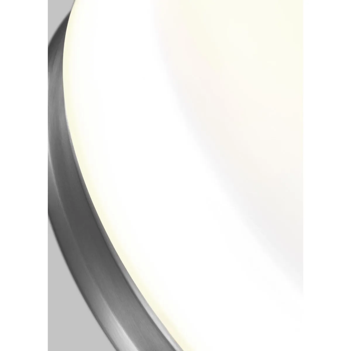 Issen 14 in. Flush Mount Light Nickel Finish