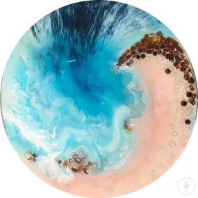 Jewell coast. Abstract Wave. Original Artwork