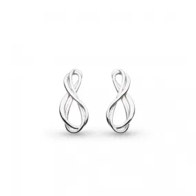 Kit Heath Sterling Silver Double Infinity Stud Earrings