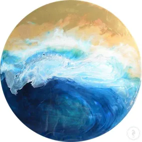 Laguna Depth. Abstract Beach. Original Artwork