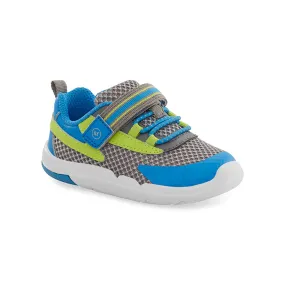 Little Boy Stride Rite Srtech Ian in Grey Multi