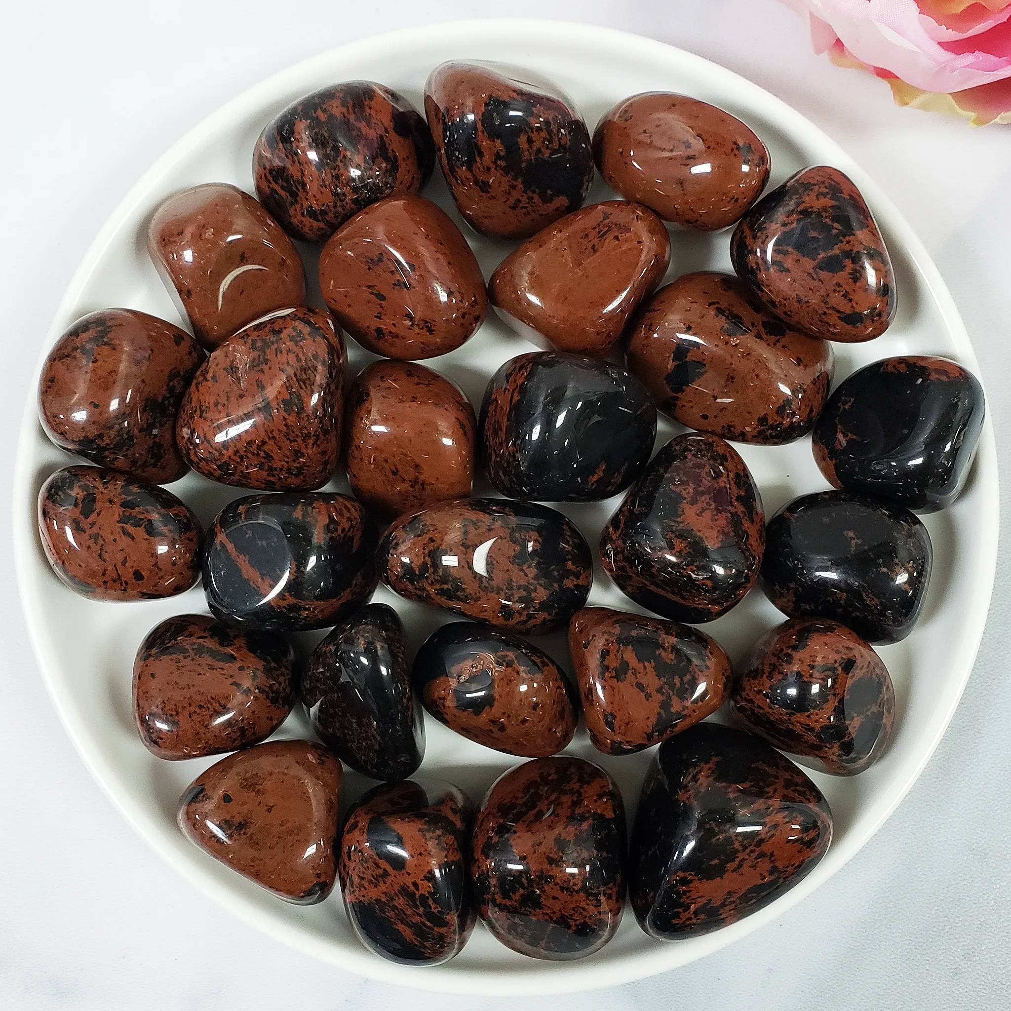 Mahogany Obsidian Crystal Natural Gemstone Tumbled Stone | One Stone
