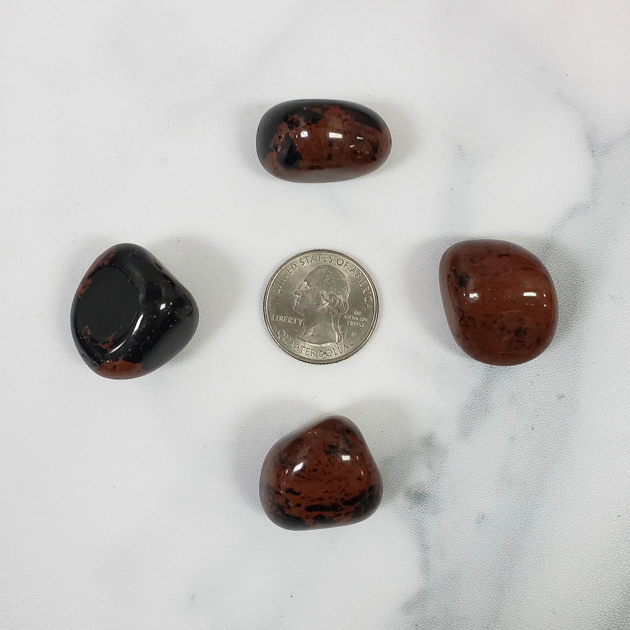 Mahogany Obsidian Crystal Natural Gemstone Tumbled Stone | One Stone