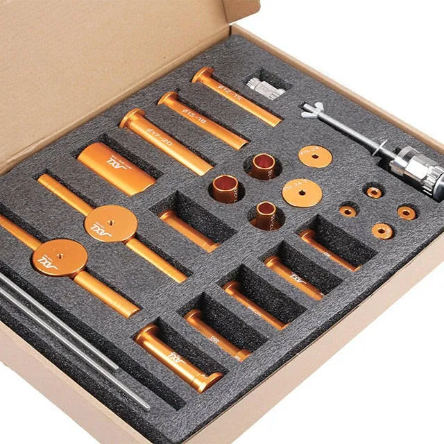 MTB Road Bicycle Quick Release Thru Axle Hub Bearing Installation Removal Tool Bike Cassette DT EXP Star Ratchet Repair Tool Kit