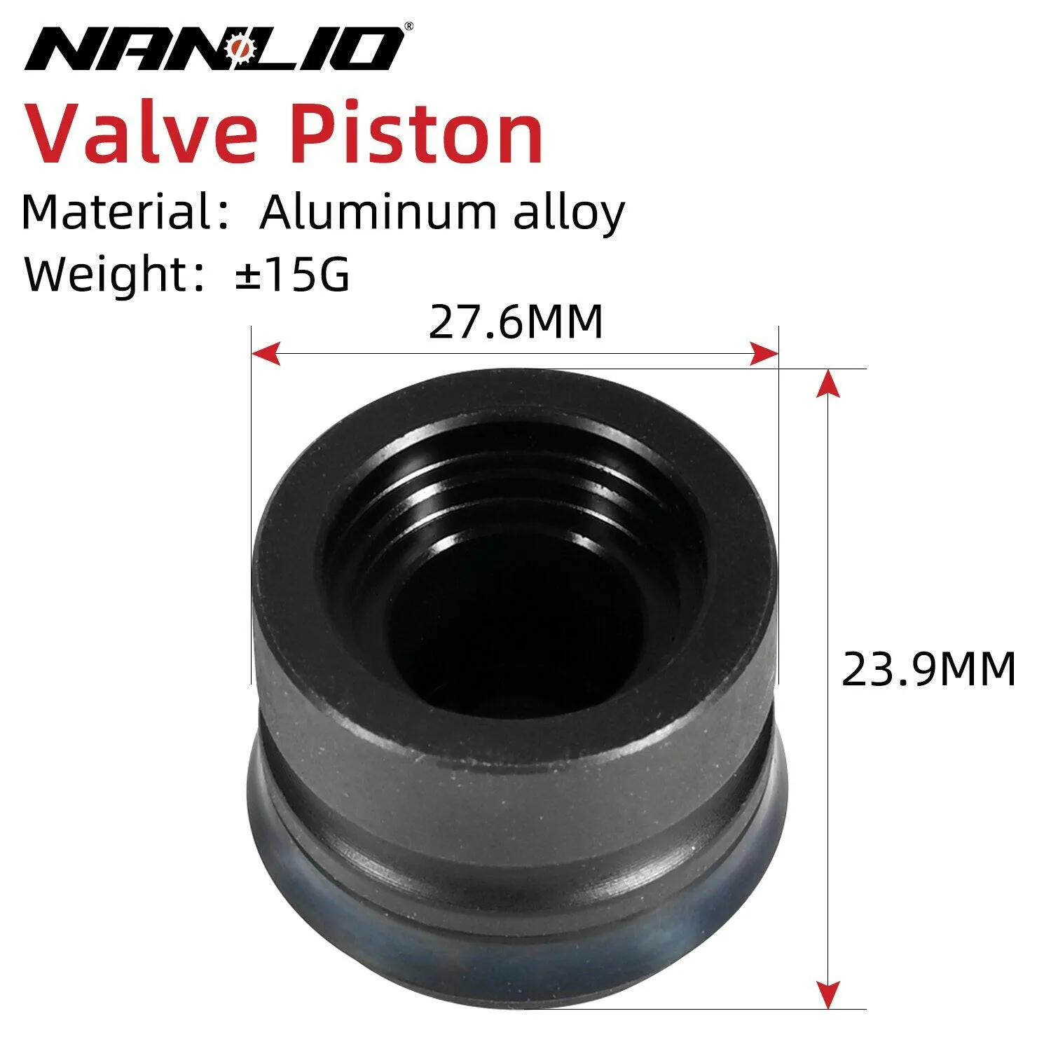 Nanlio Bicycle Suspension Forks Repair Part Oil Damping Rod 26/27.5/29 Alloy Steel Manual Remote Control Replace Accessories