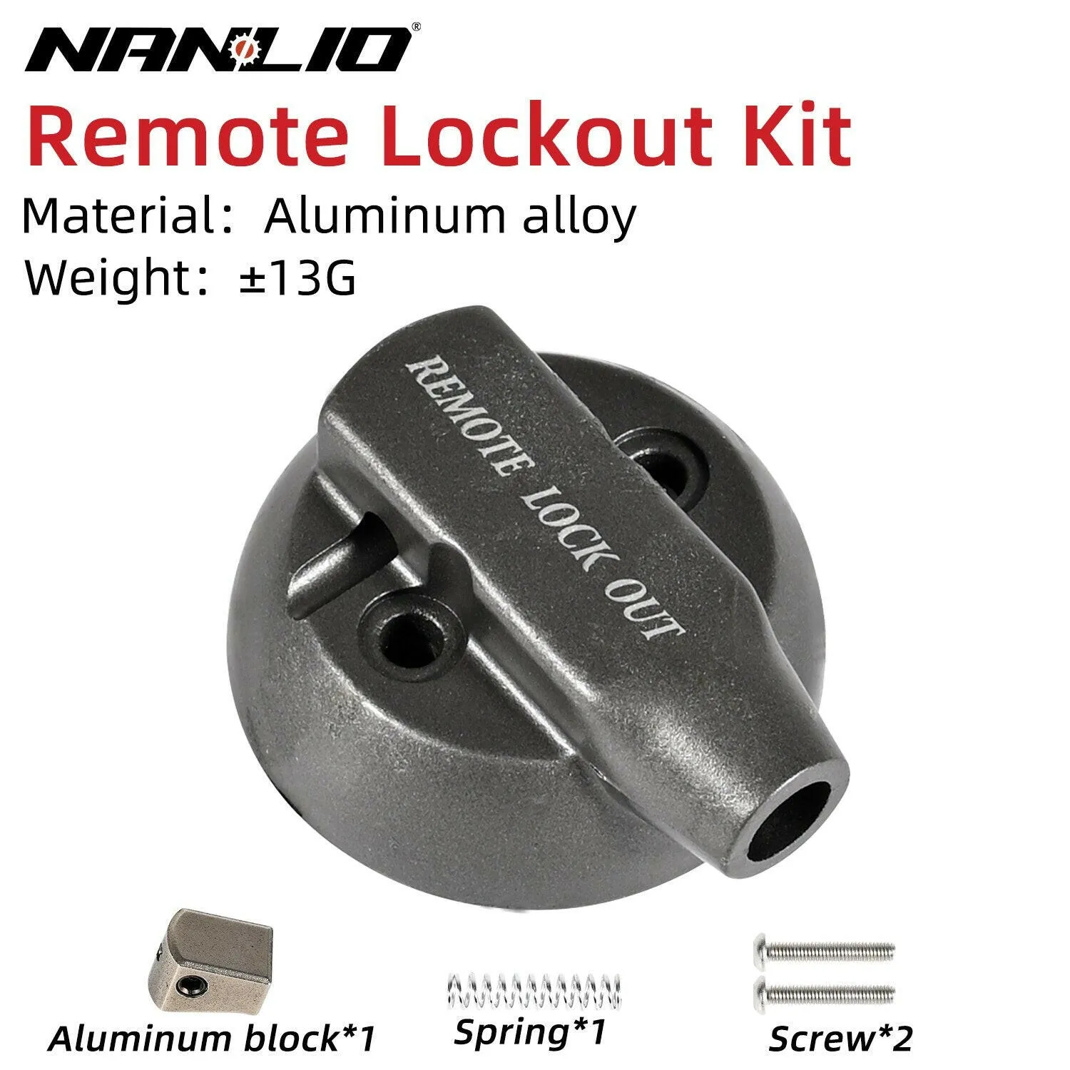 Nanlio Bicycle Suspension Forks Repair Part Oil Damping Rod 26/27.5/29 Alloy Steel Manual Remote Control Replace Accessories